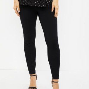 A Pea in the Pod Ponte Skinny Under Belly Pants